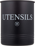 Utensil Holder Large Crocks Kitchen (Black)