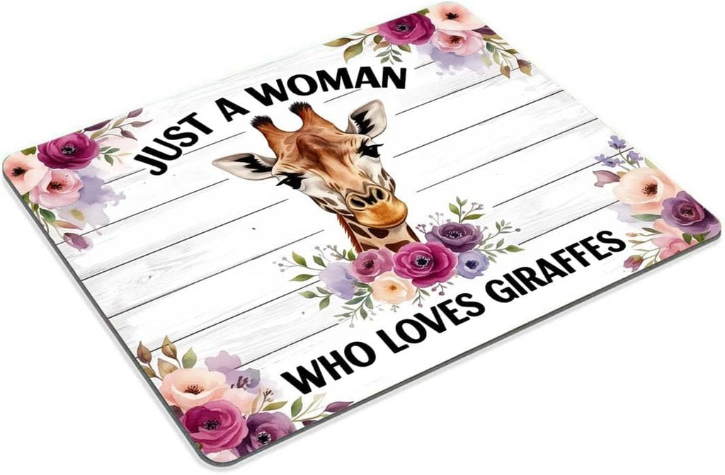 Giraffe Mouse Pad, Desk Accessories, Mouse Pads for Women, Funny Quote Mouse Pad, Giraffe Lover Present, Office Decor for Women, Desk Decor
