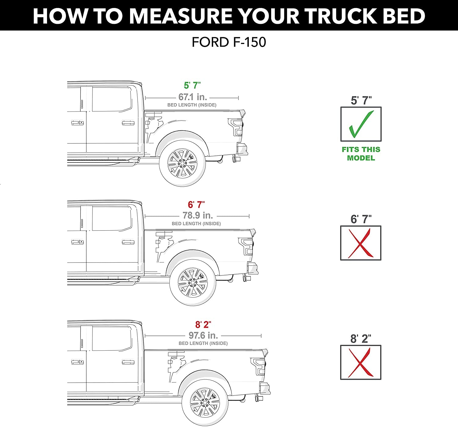 BAK Bakflip MX4 Hard Folding Truck Bed Tonneau Cover | 448339 | Fits 2021-2026 Ford F-150 (Incl. Raptor/Lightning) 5' 7" Bed (67.1")