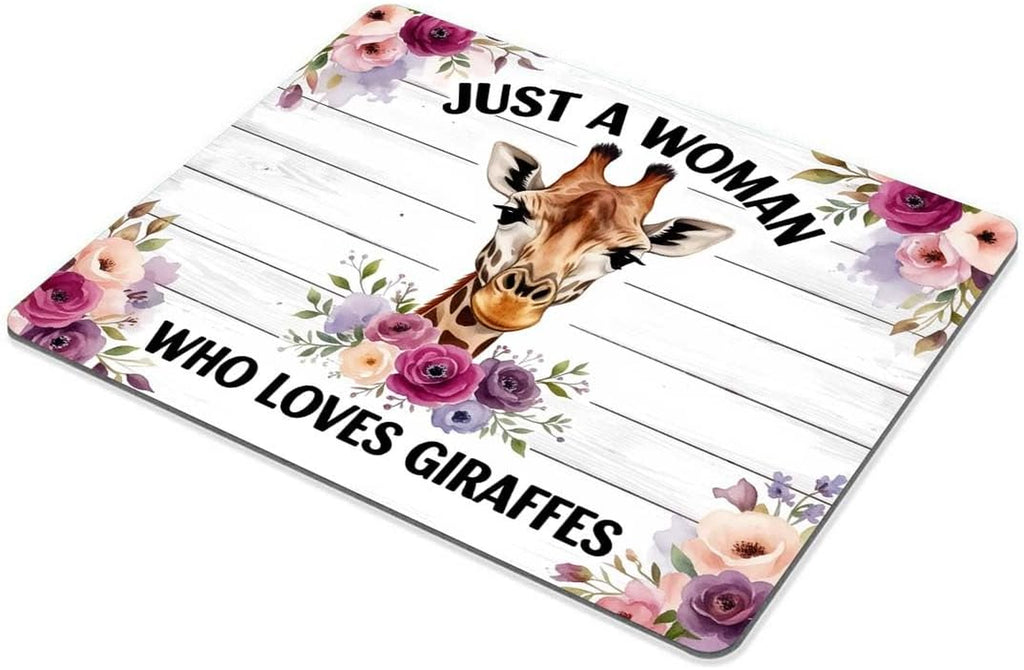 Giraffe Mouse Pad, Desk Accessories, Mouse Pads for Women, Funny Quote Mouse Pad, Giraffe Lover Present, Office Decor for Women, Desk Decor