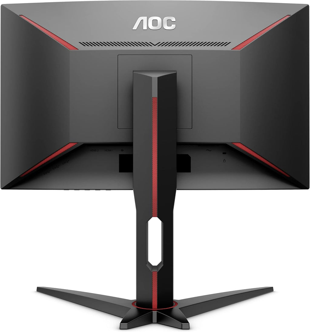 C24G1 24" Curved Frameless Gaming Monitor, FHD 1080P, 1500R VA Panel, 1Ms 144Hz, Freesync, Height Adjustable, VESA, 3-Year Zero Dead Pixels Black