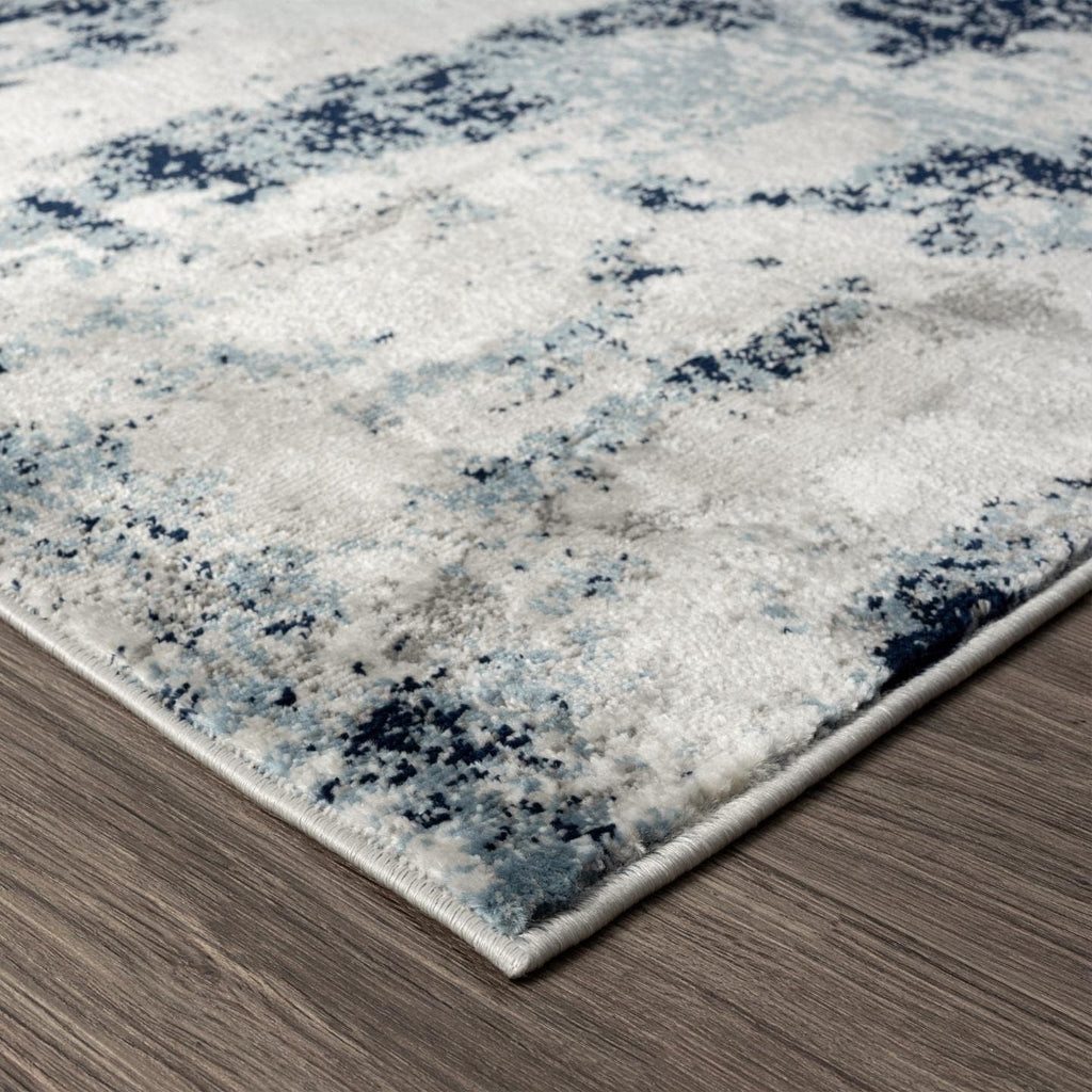 Kimberly Collection Ivory 2X3 Modern Abstract Area Rug