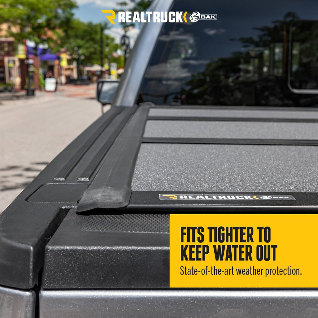 BAK Bakflip MX4 Hard Folding Truck Bed Tonneau Cover | 448339 | Fits 2021-2026 Ford F-150 (Incl. Raptor/Lightning) 5' 7" Bed (67.1")