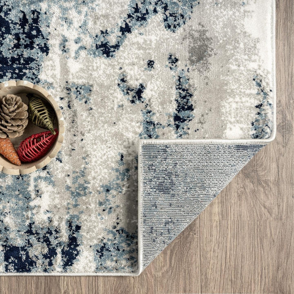 Kimberly Collection Ivory 2X3 Modern Abstract Area Rug