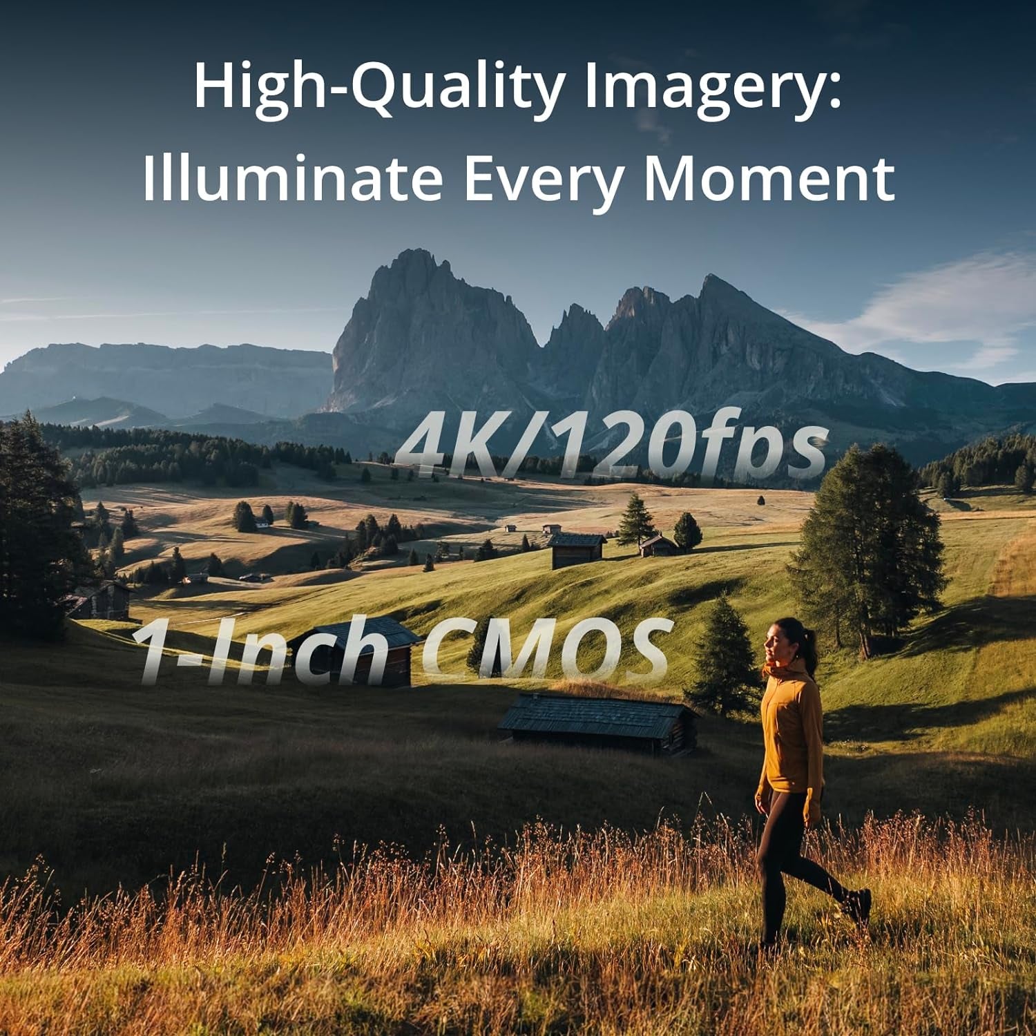 Osmo Pocket 3 Creator Combo, 1'' CMOS, 4K Resolution/120Fps Vlog Camera, 3-Axis Stabilization, Face/Object Tracking, Mic Included for Clear Sound, Digital Camera for Youtube