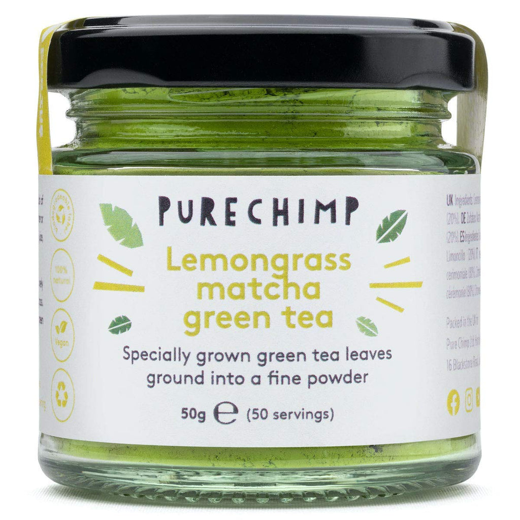 Matcha Green Tea Powder - 1.75 Ounces (50G) of Ceremonial Grade Japanese Matcha for Baking, Lattes and Smoothies - Lemongrass