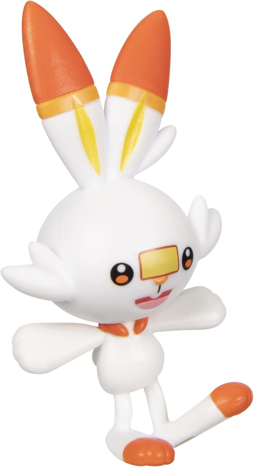 Pokemon Battle Figure Gengar & Scorbunny Exclusive 3-Inch Mini Figure 2-Pack