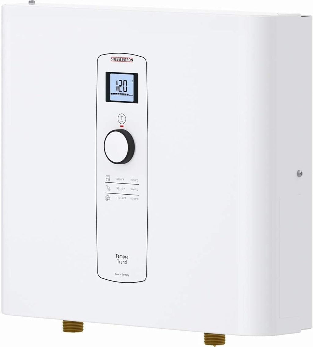 Tankless Water Heater - Tempra 15 Trend – Electric, 14.4Kw, on Demand Hot Water, Eco, White, Made in Germany