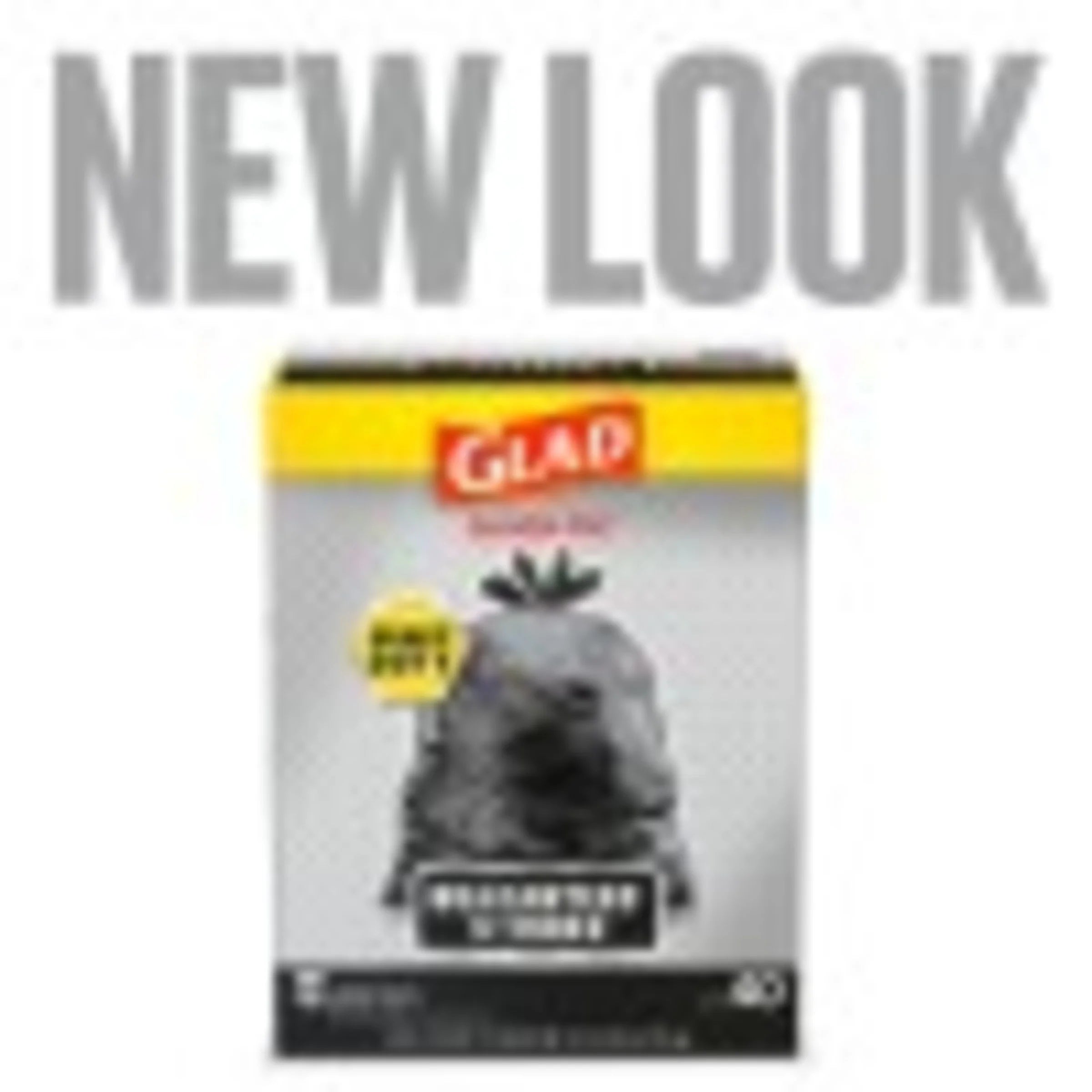 Strong Quick Tie 30 Gallon Large Trash Bags, 40 Bags