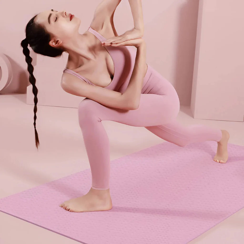 Premium Non-Slip Yoga Mat - Extra Thick Exercise Mat for Yoga, Pilates & Home Workouts