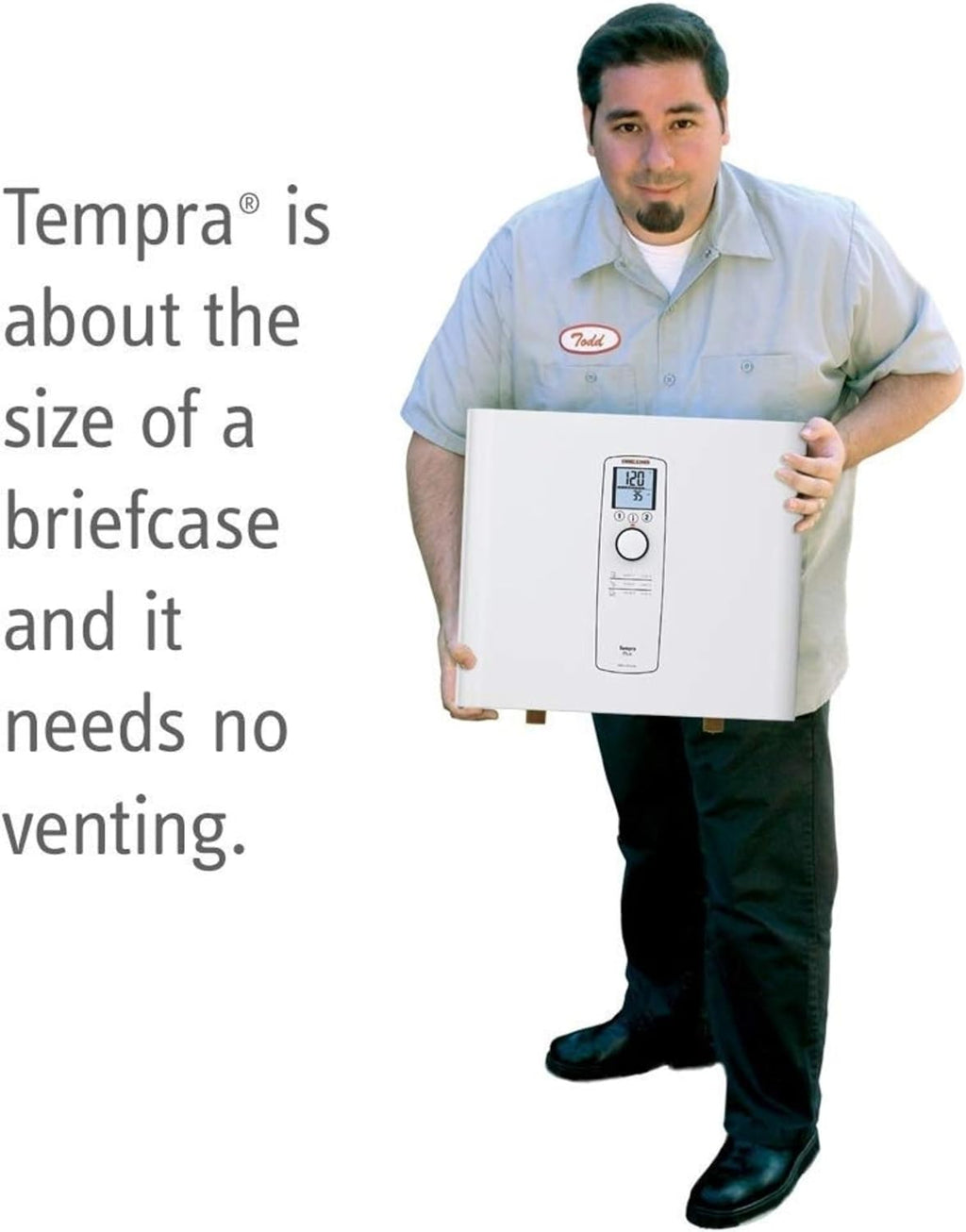Tankless Water Heater - Tempra 15 Trend – Electric, 14.4Kw, on Demand Hot Water, Eco, White, Made in Germany