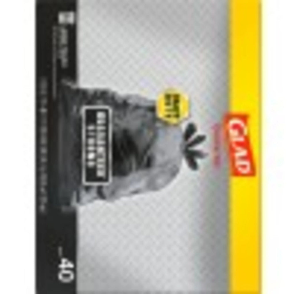 Strong Quick Tie 30 Gallon Large Trash Bags, 40 Bags