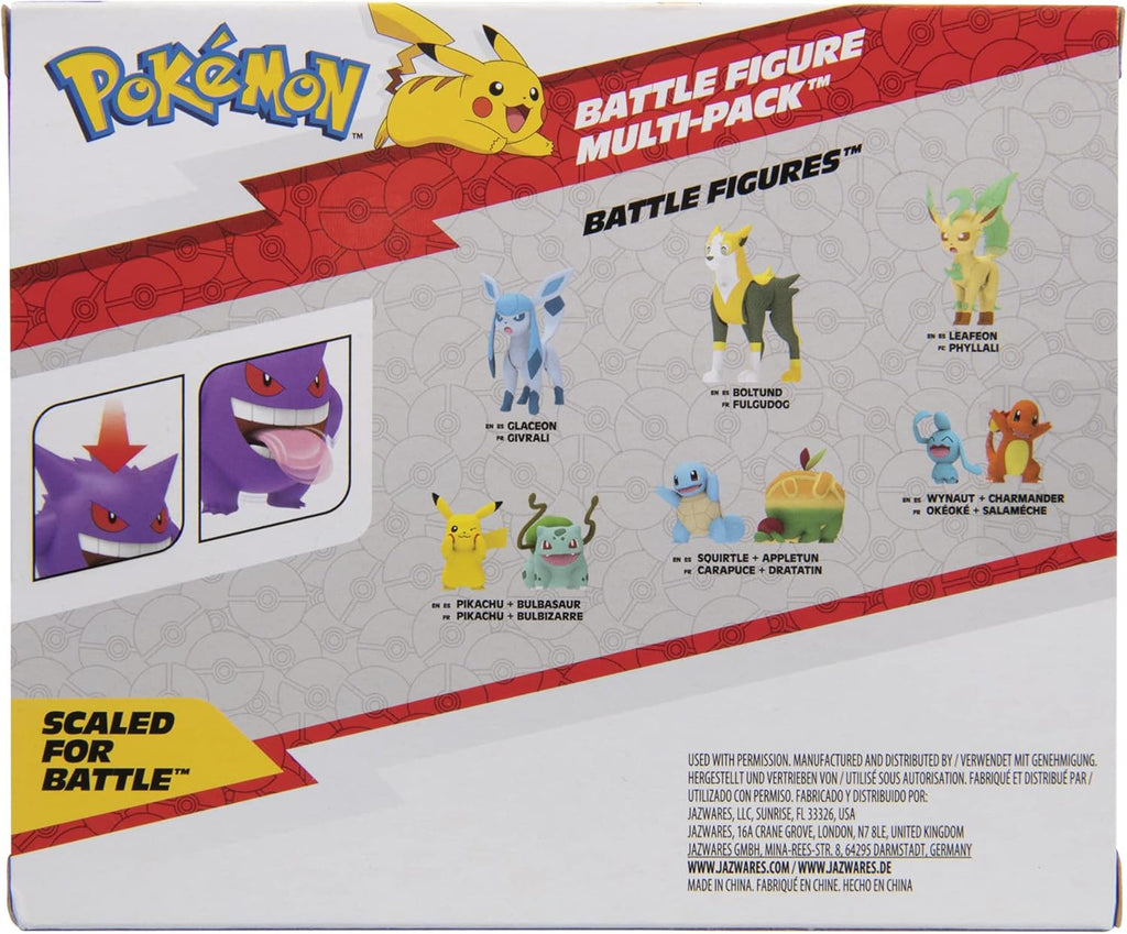 Pokemon Battle Figure Gengar & Scorbunny Exclusive 3-Inch Mini Figure 2-Pack