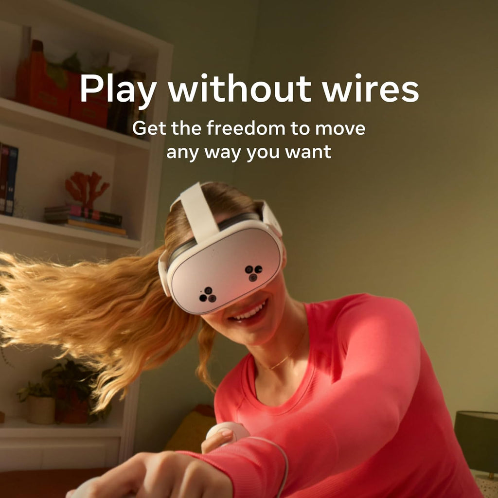 Quest 3S 256GB | VR Headset — Thirty-Three Percent More Memory — 2X Graphical Processing Power — Virtual Reality without Wires — Get Batman: Arkham Shadow Included plus Access to 40+ Games